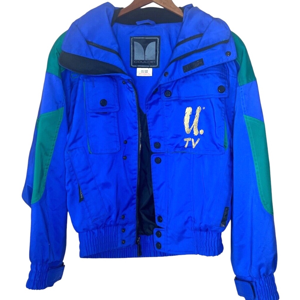 RARE Vintage 90's Couloir U.TV Vancouver TV Station Ski Jacket